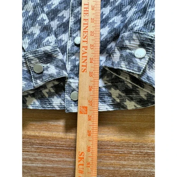 Y.T.G. Houndstooth Corduroy Pants & Jacket Set - Relaxed Fit - Size M